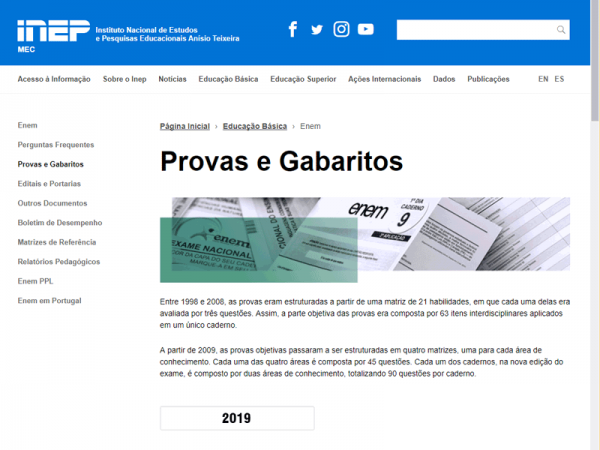 GABARITO ENEM 2023 → Consulta, Quando Sai【CONFIRA AQUI!!!】